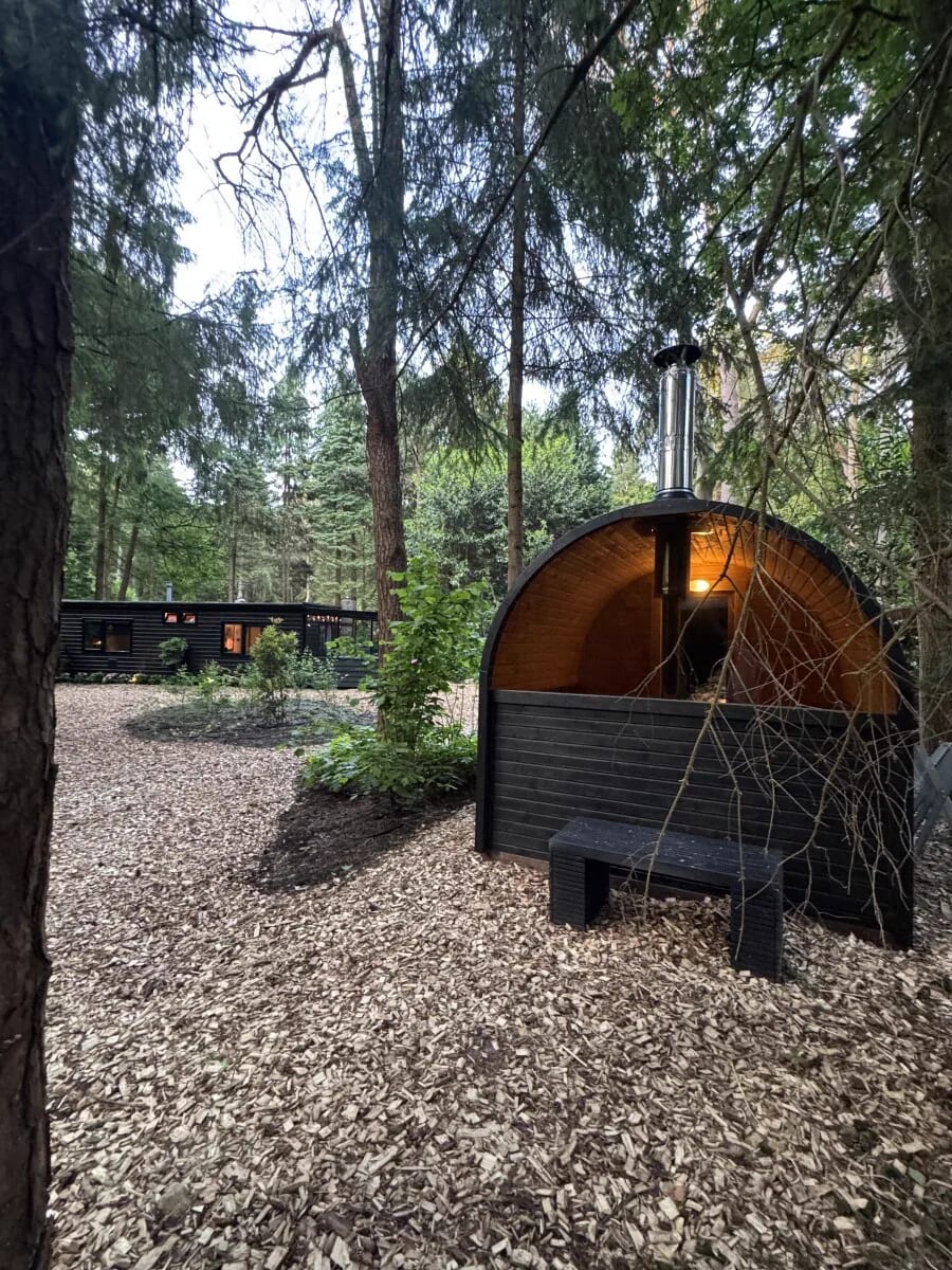 Sauna in de tuin